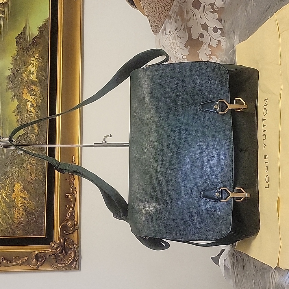 Louis Vuitton Dark Green Messenger Bag